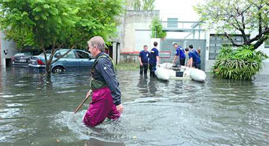 Inundaci&oacute;n La Plata